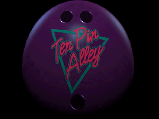 Ten Pin Alley title screen for Sega Saturn